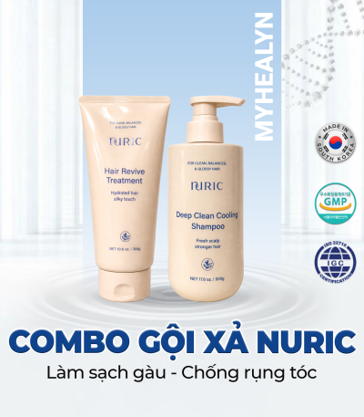 Bộ đôi dầu gội xả Nuric